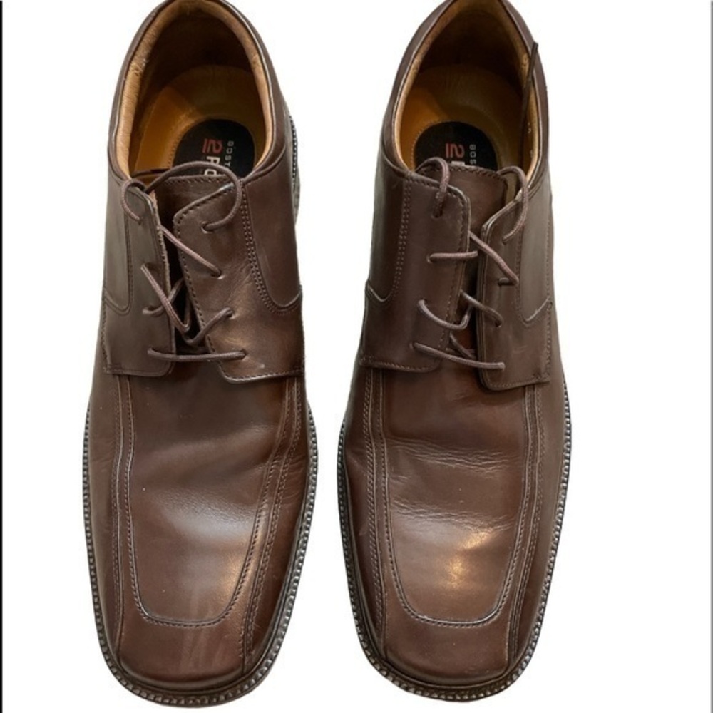Bostonian Brown Leather 2 Pod Comfort Dress Shoe